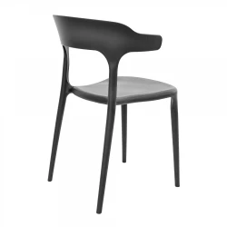 Scaun pentru gradina Deco Spring Black flexmag.md