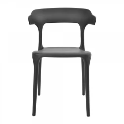 Scaun pentru gradina Deco Spring Black flexmag.md