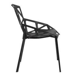 Scaun pentru gradina Deco ST-14 Black flexmag.md