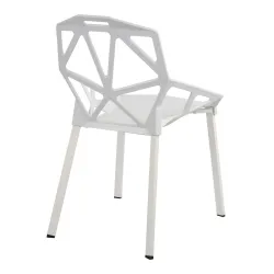Scaun pentru gradina Deco ST-14 White flexmag.md