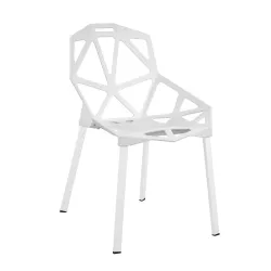 Scaun pentru gradina Deco ST-14 White flexmag.md