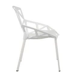 Scaun pentru gradina Deco ST-14 White flexmag.md