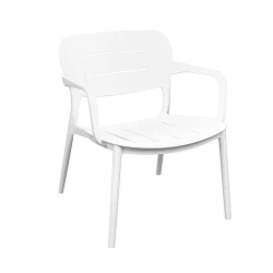 Scaun pentru gradina Deco Sunset White flexmag.md
