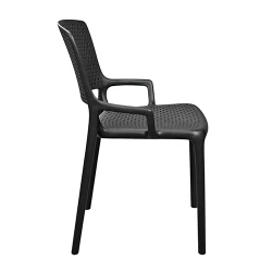 Scaun pentru gradina Deco Tina DC-226 Black flexmag.md