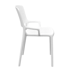 Scaun pentru gradina Deco Tina DC-226 White flexmag.md