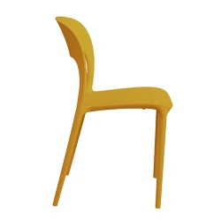 Scaun pentru gradina Deco Vigo Yellow flexmag.md