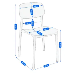 Scaun pentru gradina Jumi CM-275157 flexmag.md