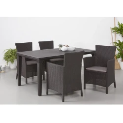 Scaun pentru gradina Keter Iowa Brown-Beige (215520) flexmag.md