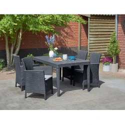 Scaun pentru gradina Keter Iowa Graphite-Gray (215526) flexmag.md