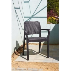 Scaun pentru gradina Keter Samanna Brown (216923) flexmag.md