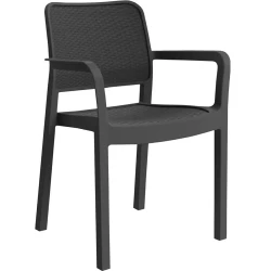 Scaun pentru gradina Keter Samanna Graphite (216924) flexmag.md
