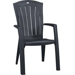 Scaun pentru gradina Keter Santorini Graphite (220575) flexmag.md