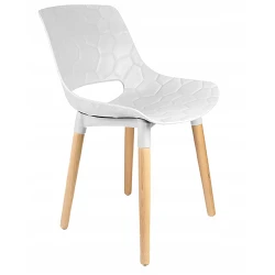 Scaun scandinav Jumi Davis SD-939639, Alb flexmag.md