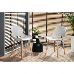 Scaun scandinav Jumi Davis SD-939639, Alb flexmag.md
