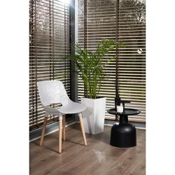Scaun scandinav Jumi Davis SD-939639, Alb flexmag.md