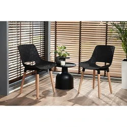 Scaun scandinav Jumi Davis SD-939660, Negru flexmag.md