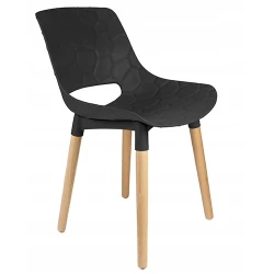 Scaun scandinav Jumi Davis SD-939660, Negru flexmag.md