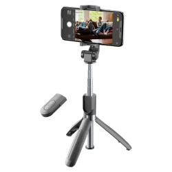 Selfie Stick Cellularline Freedom - Universal, Negru flexmag.md