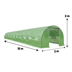 Seră pentru grădină Demetra 10 m-3 m-2 m flexmag.md