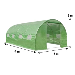 Seră pentru grădină Demetra 4m-3m-2m flexmag.md