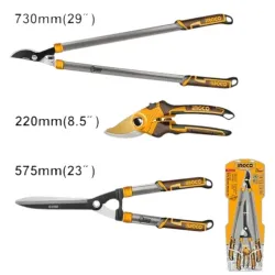 Set 3 scule pentru gradinarit Ingco HLT76033 flexmag.md