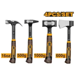 Set 4 ciocane Ingco HCH9004L flexmag.md