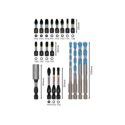 Набор принадлежностей для сверления и завинчивания Bosch B2608521U83 flexmag.md