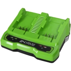 Комплект аккумулятора+зарядного устройства Greenworks G24C flexmag.md