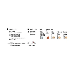Set biți și burghie KWB K109110 flexmag.md