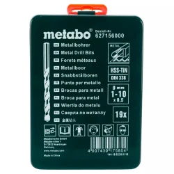 Набор сверл по металлу Metabo 627156000 flexmag.md