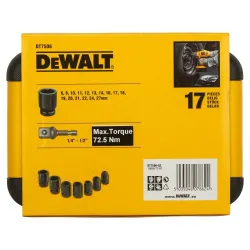 Набор торцевых головок DeWALT DT7506-QZ flexmag.md