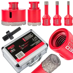 Set carote diamantate Red Technic RTZOD0045 flexmag.md