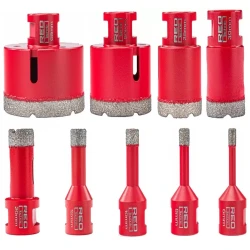 Set carote diamantate Red Technic RTZOD0046 flexmag.md