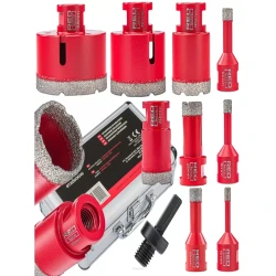 Set carote diamantate Red Technic RTZOD0046 flexmag.md
