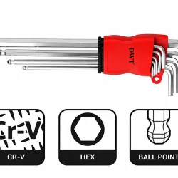 Set chei hexagonale DWT DHOK-BMX09 flexmag.md