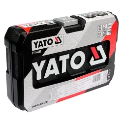 Набор торцевых ключей Yato YT14451 с трещоткой flexmag.md