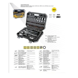 Set chei tubulare Topmaster 339103 flexmag.md