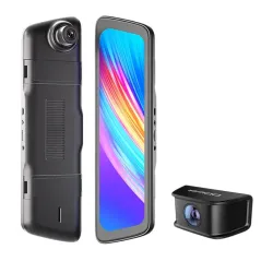 Set Dash Cam fata si spate DDPAI E3 + Rear Cam Negru flexmag.md