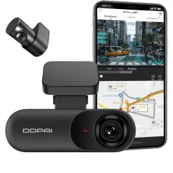 Комплект передних и задних видеорегистраторов DDPAI N3 Pro GPS + Задняя камера RC1 Черный flexmag.md