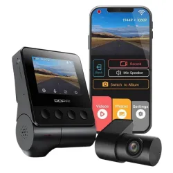 Комплект передних и задних видеорегистраторов DDPAI Z40 GPS + Задняя камера RC1 Черный flexmag.md