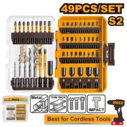 Set de burghie, biti Ingco AKDL24906 flexmag.md
