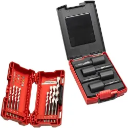Set de burghie si carote Milwaukee 4932479958 flexmag.md