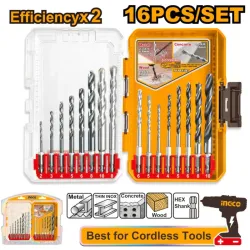 Set de burghii Ingco AKDL11608 flexmag.md