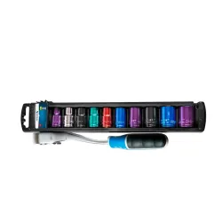 Set de capete tubulare cu clichet Hoegert HT1R382 flexmag.md