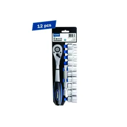 Set de chei tubulare cu clichet Hyundai HY59633 flexmag.md