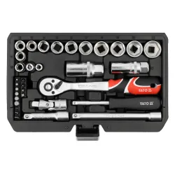Set de chei tubulare cu clichet Yato YT38700 flexmag.md