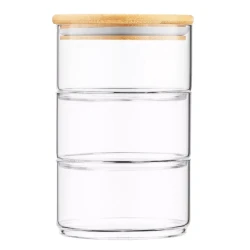 Set de containere Ardesto Midori AR1203CB, 3 buc, 400 ml, Transparent flexmag.md