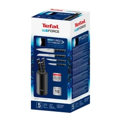 Set de Cutite Tefal K2325S75, Negru flexmag.md