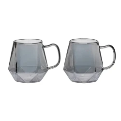 Set de pahare Ardesto AR2630GR, 300 ml, 2 buc, Transparent flexmag.md