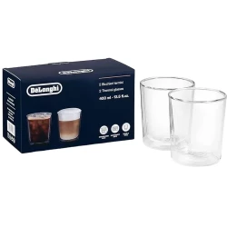 Set de pahare DeLongh DLSC318, 400 ml, 2 buc, Transparent flexmag.md